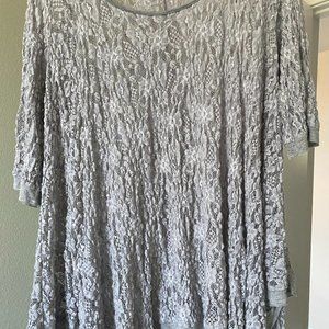 Surrealist Silver/Gray Tunic